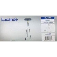 Lucande - Grīdas stāvlampa FILORETA 3xE27/60W/230V
