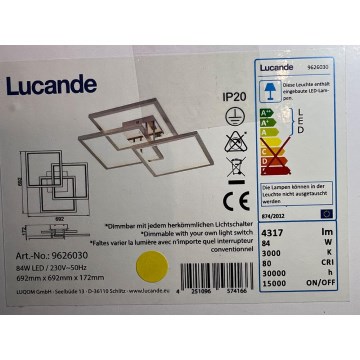 Lucande - LED Aptumšojama griestu lampa AVILARA LED/84W/230V