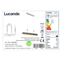 Lucande - LED Aptumšojama lustra ar auklu LIO 5xLED/5W/230V
