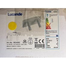 Lucande - LED Sienas lampa MAGYA 2xLED/2,5W/230V + 2xLED/1W/230V