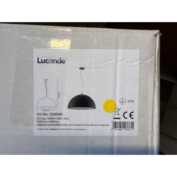 Lucande - Lustra ar auklu MALEO 1xE27/60W/230V