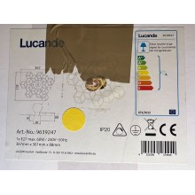 Lucande - Sienas lampa ALEXARU 1xE27/60W/230V