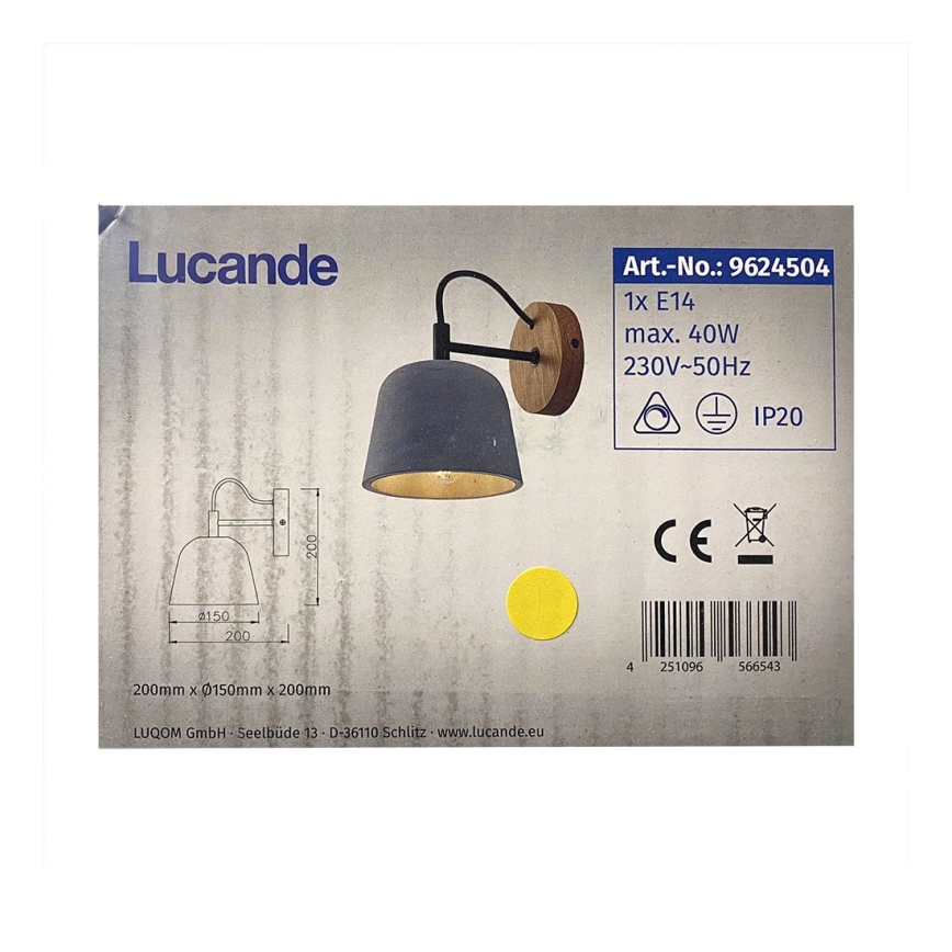 Lucande - Sienas lampa KALINDA 1xE14/40W/230V