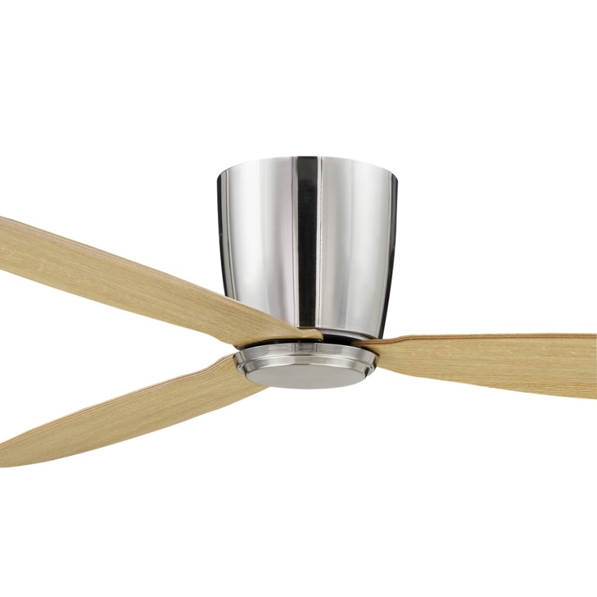 Lucci air 210519 - Griestu ventilators AIRFUSION RADAR spīdīgi hromēts/koks + tālvadības pults