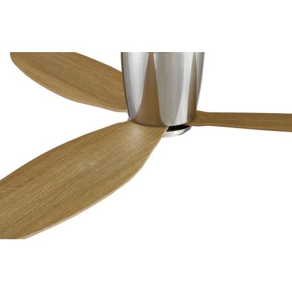 Lucci air 210519 - Griestu ventilators AIRFUSION RADAR spīdīgi hromēts/koks + tālvadības pults