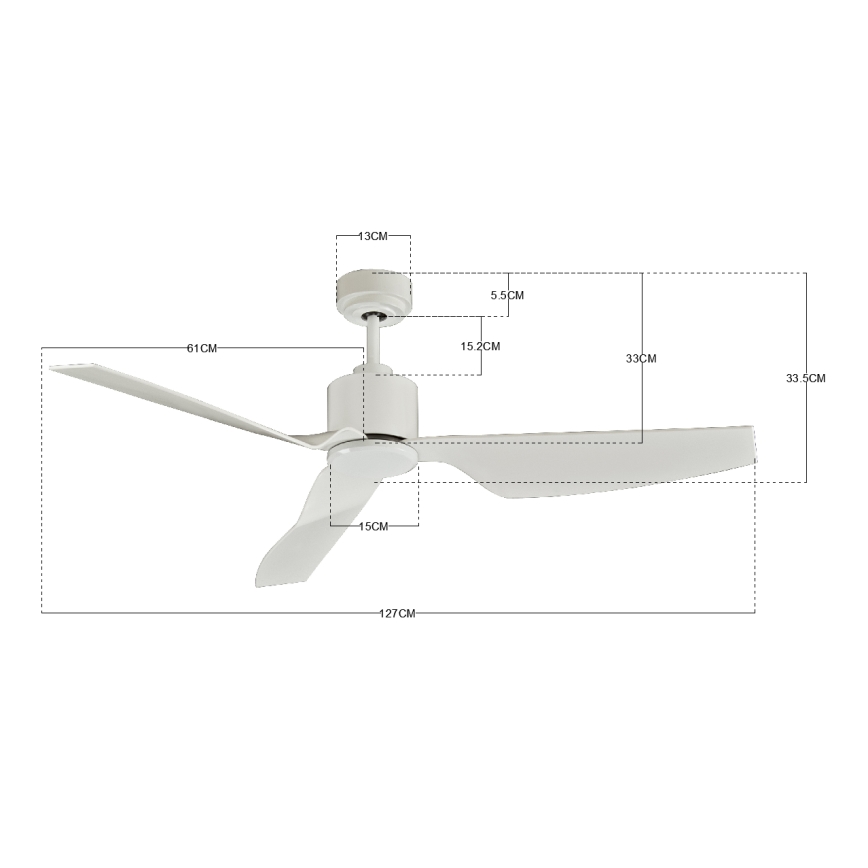 Lucci Air 210528 - Griestu ventilators AIRFUSION CLIMATE II balta + tālvadības pults