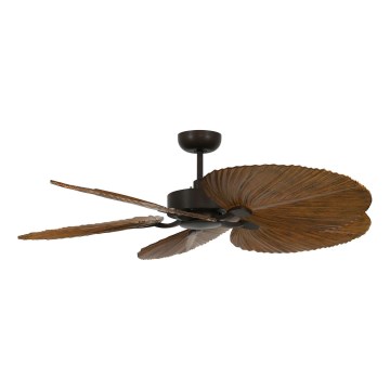 Lucci Air 21065549 - Griestu ventilators BALI d. 132 cm brūna + tālvadības pults