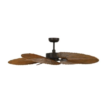 Lucci Air 21065549 - Griestu ventilators BALI d. 132 cm brūna + tālvadības pults