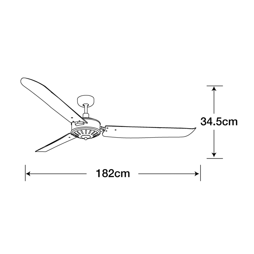 Lucci Air 211022 - Griestu ventilators AIRFUSION CAROLINA brūns