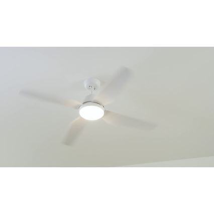 Lucci Air 212994 - LED Griestu ventilators ARIA LED/18W/230V balta + tālvadības pults