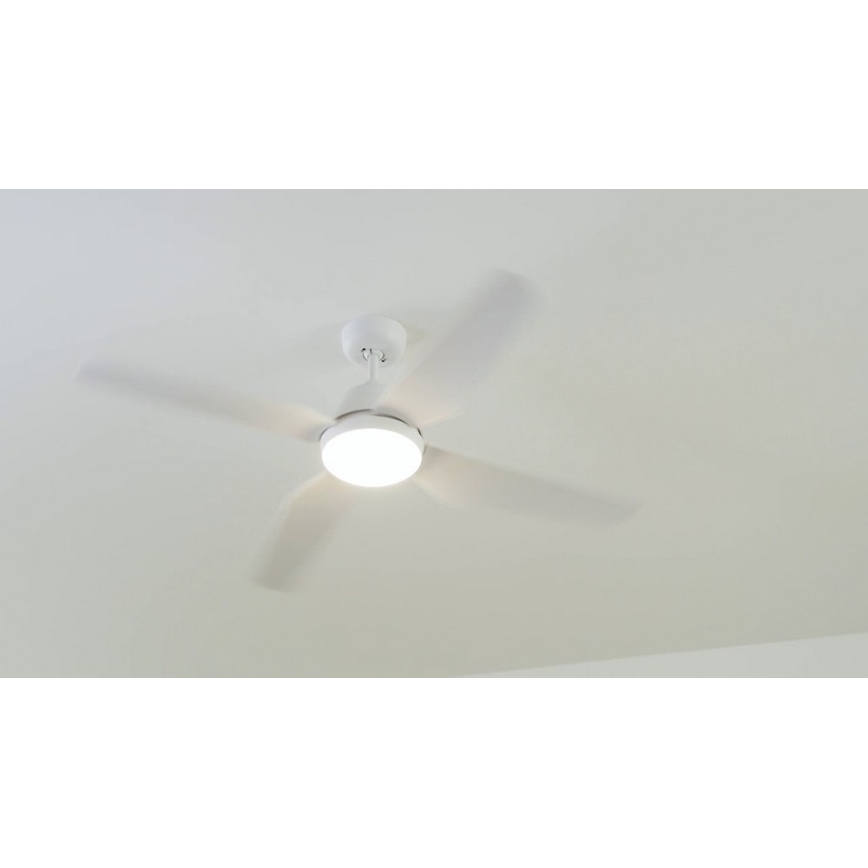 Lucci Air 212994 - LED Griestu ventilators ARIA LED/18W/230V balta + tālvadības pults