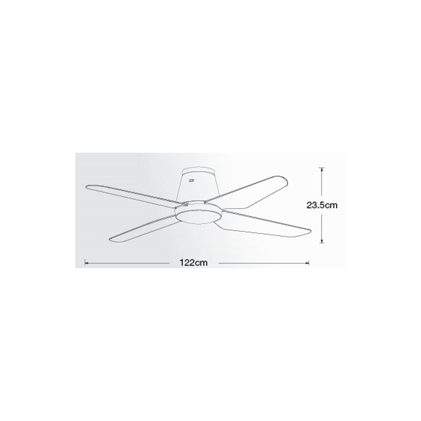 Lucci air 213001 - LED griestu ventilators AIRFUSION ARIA LED/18W/230V balts + tālvadība