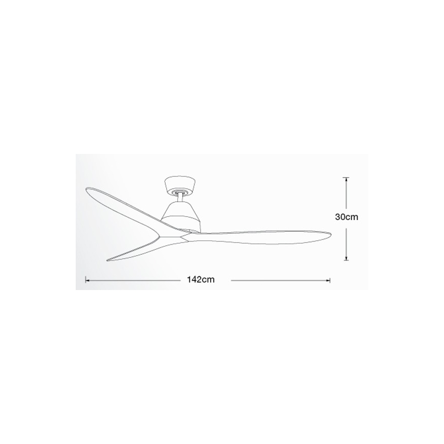 Lucci air 213041 - Griestu ventilators WHITEHAVEN melna + tālvadības pults