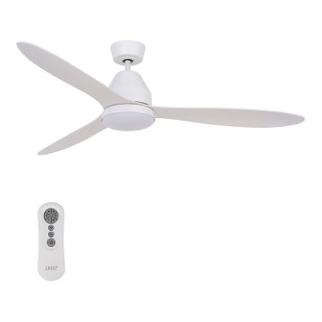 Lucci air 213043 - LED Griestu ventilators WHITEHAVEN GX53/17W/230V balta + tālvadības pults