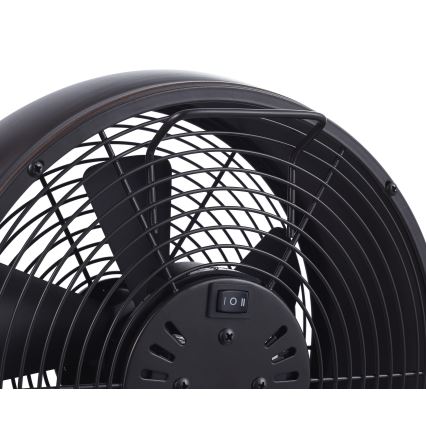 Lucci air 213121 - Galda ventilators BREEZE, brūns Ø 28 cm