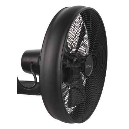 Lucci air 213124 - Sienas ventilators BREEZE 55W/230V melns + tālvadības pults