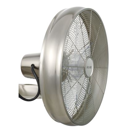 Lucci air 213126 - Sienas ventilators BREEZE 55W/230V matēts hroms + tālvadības pults