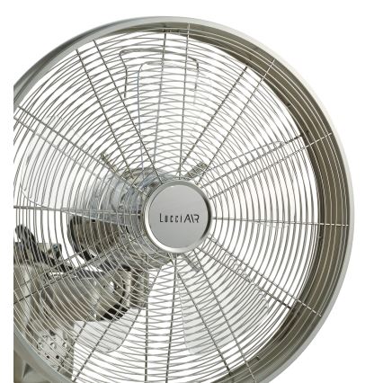 Lucci air 213126 - Sienas ventilators BREEZE 55W/230V matēts hroms + tālvadības pults