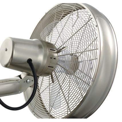 Lucci air 213126 - Sienas ventilators BREEZE 55W/230V matēts hroms + tālvadības pults