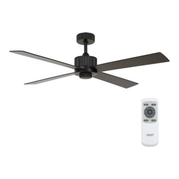 Lucci air 213170 - LED Griestu ventilators NEWPORT, melns