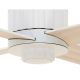 Lucci air 213171 - LED Griestu ventilators NEWPORT koks/balta/bēša + tālvadības pults