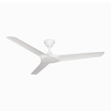 Lucci Air 21321549 - Griestu ventilators ABYSS d. 142 cm IP66 balta + tālvadības pults