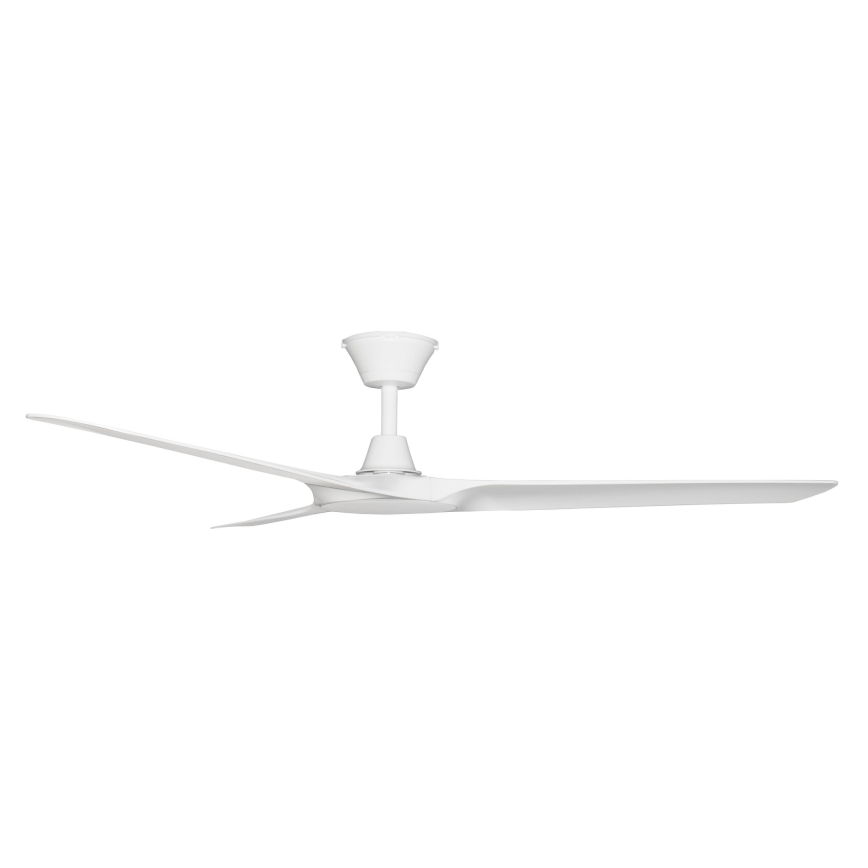 Lucci Air 21321549 - Griestu ventilators ABYSS d. 142 cm IP66 balta + tālvadības pults