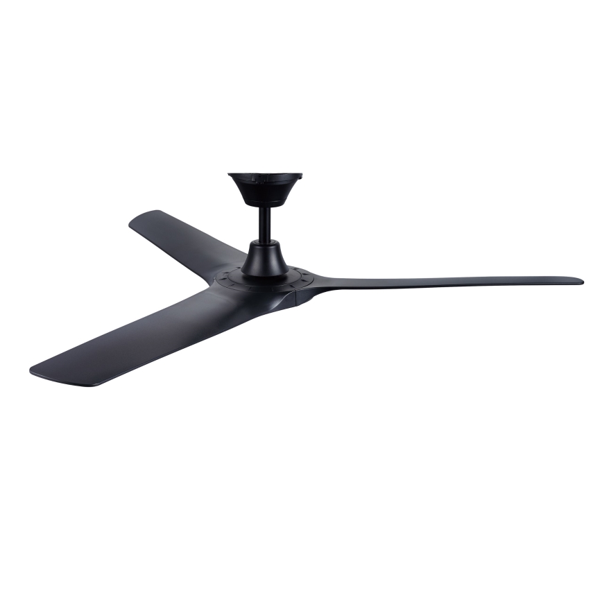 Lucci Air 21321649 - Griestu ventilators ABYSS d. 142 cm IP66 melna + tālvadības pults