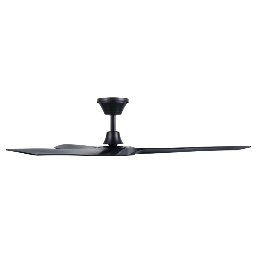 Lucci Air 21321649 - Griestu ventilators ABYSS d. 142 cm IP66 melna + tālvadības pults