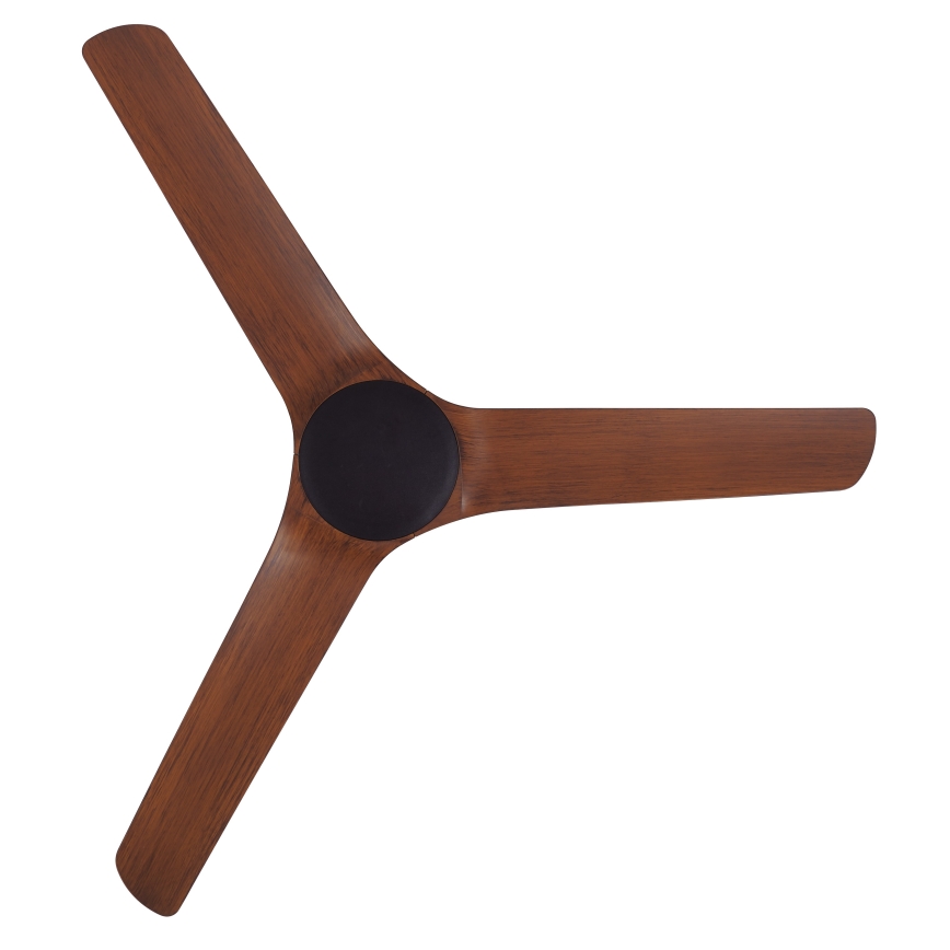 Lucci Air 21321749 - Griestu ventilators ABYSS d. 142 cm IP66 brūna + tālvadības pults
