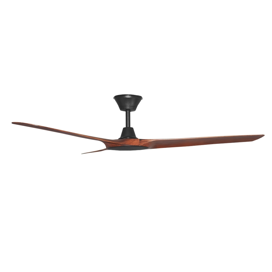 Lucci Air 21321749 - Griestu ventilators ABYSS d. 142 cm IP66 brūna + tālvadības pults