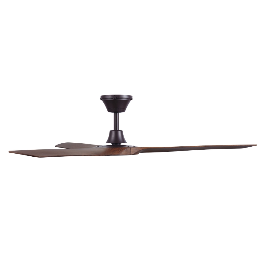 Lucci Air 21321749 - Griestu ventilators ABYSS d. 142 cm IP66 brūna + tālvadības pults