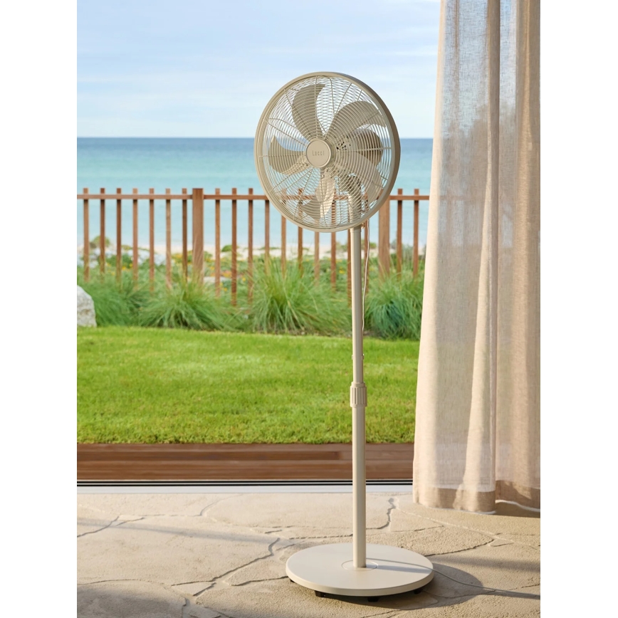 Lucci Air 21326449 - stāvošais ventilators GLIDE 36W/230V Ø 45 cm balts