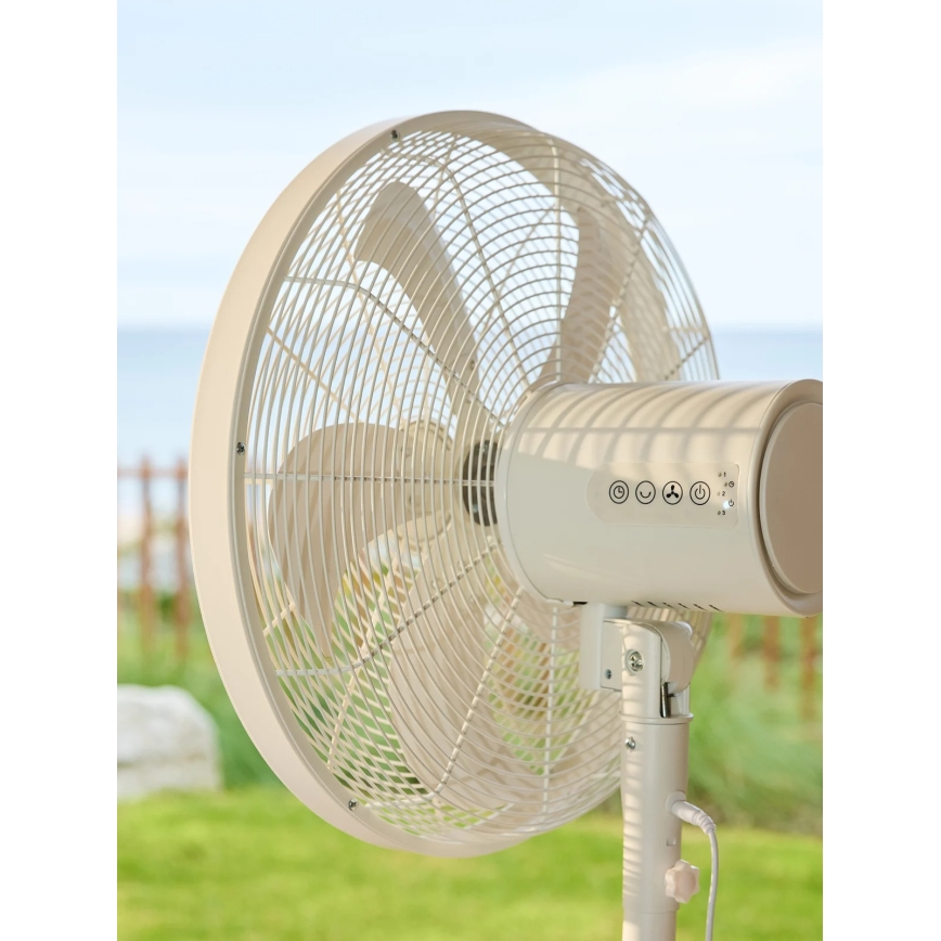 Lucci Air 21326449 - stāvošais ventilators GLIDE 36W/230V Ø 45 cm balts
