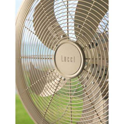 Lucci Air 21326449 - stāvošais ventilators GLIDE 36W/230V Ø 45 cm balts