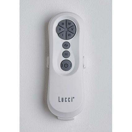 Lucci air 213351 - LED Aptumšojams griestu ventilators RIVIERA 1xGX53/12W/230V melns + tālvadības pults
