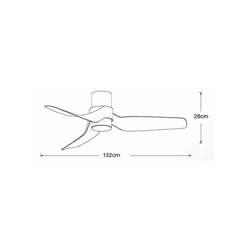 Lucci air 213355-LED Aptumšojams griestu ventilators NAUTICA 1xGX53/12W/230V brūna/spīdīgi hromēts + tālvadības pults