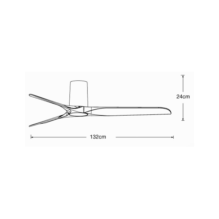 Lucci air 21610049 - Griestu ventilators LONDO balta + tālvadības pults