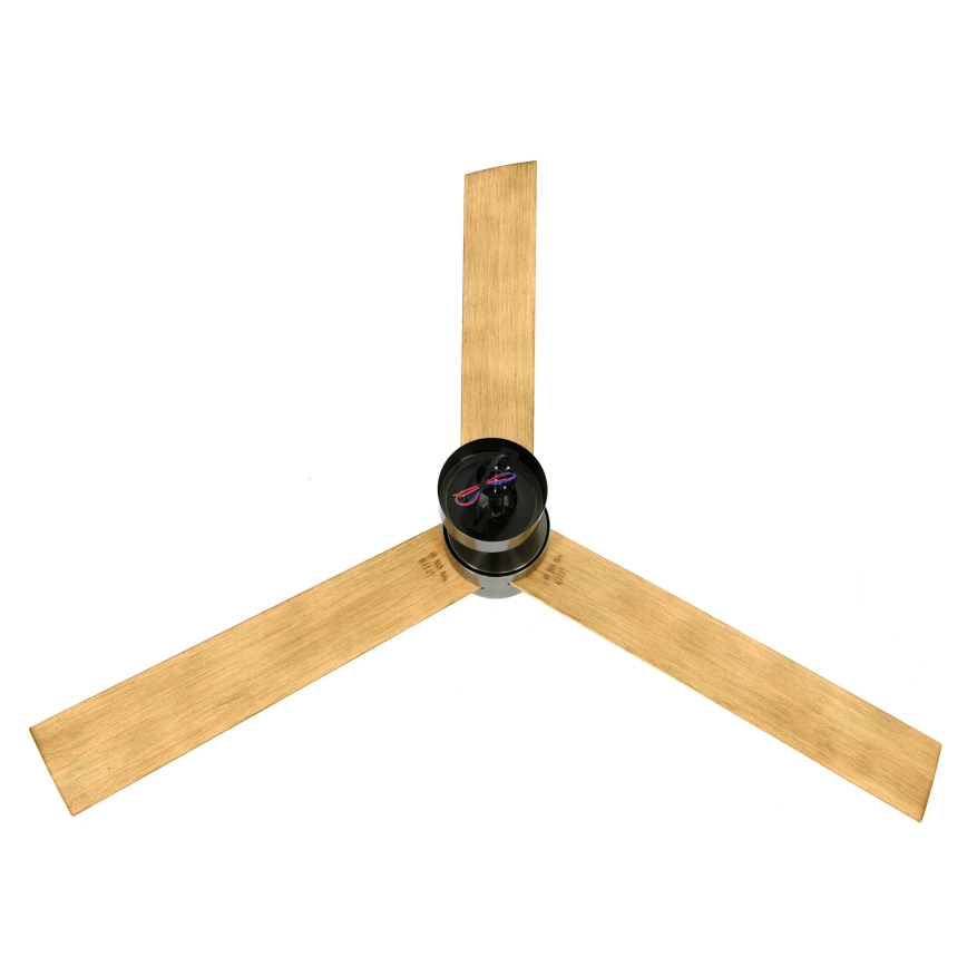 Lucci air 21610449 - LED Aptumšojams griestu ventilators CLIMATE 1xGX53/12W/230V brūna/spīdīgi hromēts + tālvadības pults