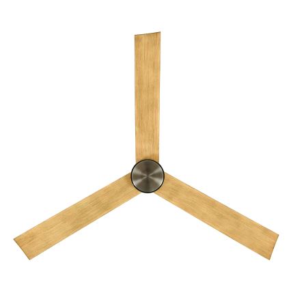Lucci air 21610449 - LED Aptumšojams griestu ventilators CLIMATE 1xGX53/12W/230V brūna/spīdīgi hromēts + tālvadības pults