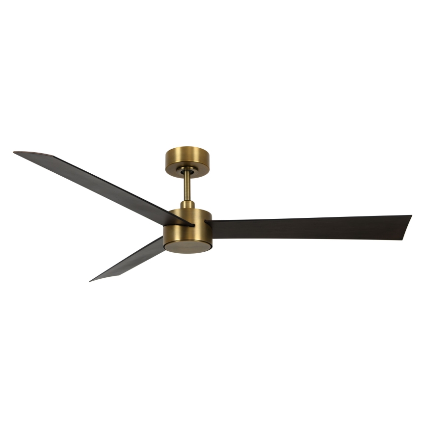 Lucci air 21610549- LED Aptumšojams griestu ventilators CLIMATE 1xGX53/12W/230V venge/zelta + tālvadības pults