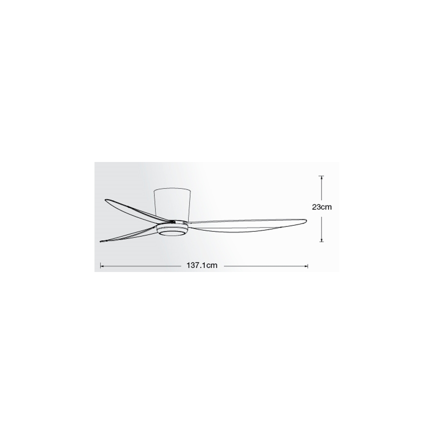 Lucci air 21610749 - LED Aptumšojams griestu ventilators ARRAY 1xGX53/12W/230V melna + tālvadības pults
