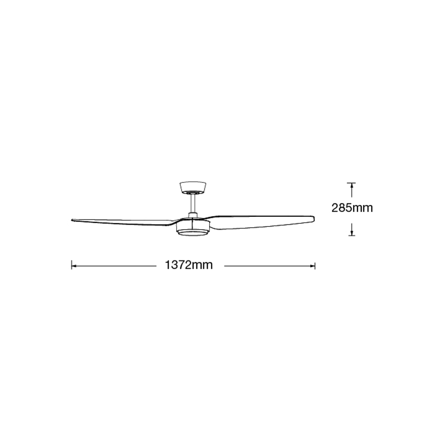 Lucci air 21615449 - Griestu ventilators CONDOR melna + tālvadības pults