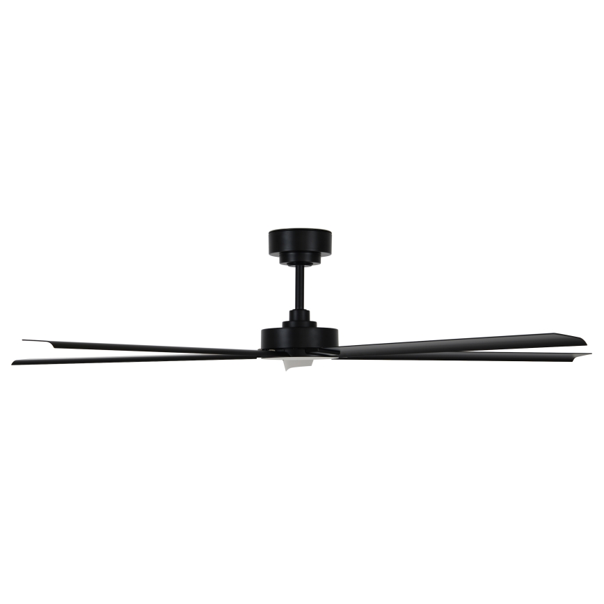 Lucci air 21616149 - Griestu ventilators MONZA IP55 melna + tālvadības pults