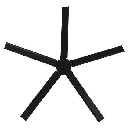 Lucci air 21616149 - Griestu ventilators MONZA IP55 melns + tālvadība