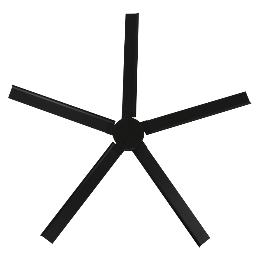 Lucci air 21616149 - Griestu ventilators MONZA IP55 melns + tālvadība