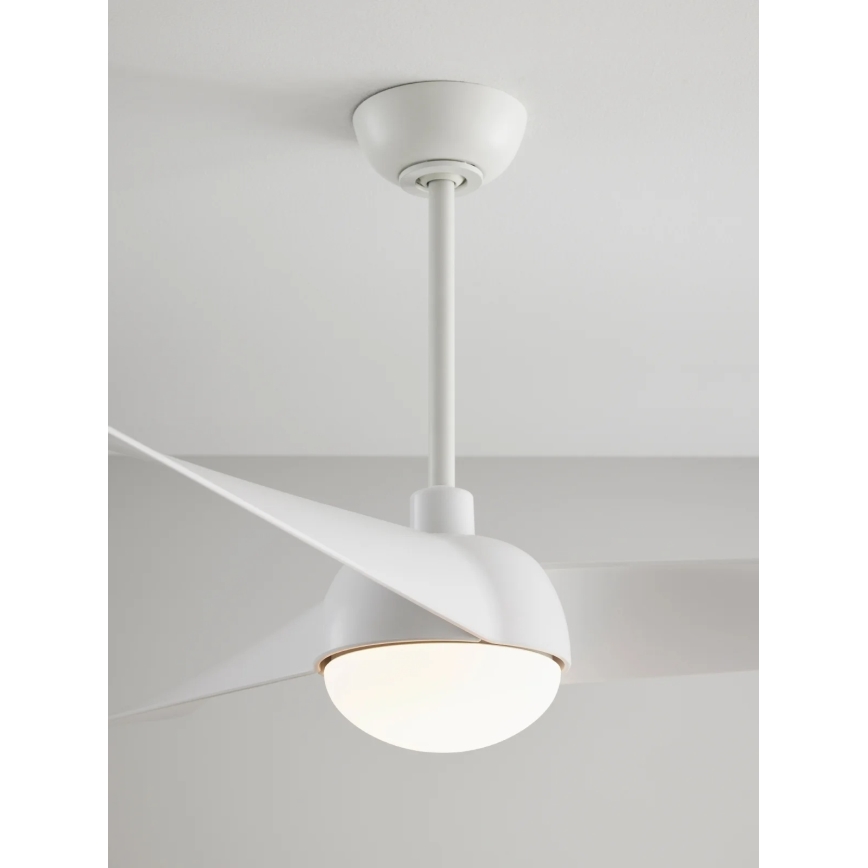 Lucci Air 21617049 - LED ar regulējamu spilgtumu griestu ventilators OSPREY 1xGX53/12W/230V Ø 132 cm balts + tālvadības pults
