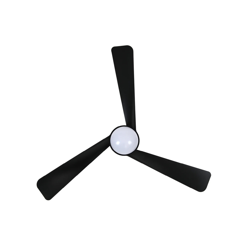 Lucci Air 21617149 - LED dimmējams griestu ventilators OSPREY 1xGX53/12W/230V Ø 132 cm melns + tālvadības pults