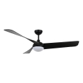 Lucci Air 21617149 - LED dimmējams griestu ventilators OSPREY 1xGX53/12W/230V Ø 132 cm melns + tālvadības pults