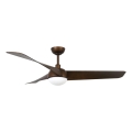 Lucci Air 21617249 - LED ar regulējamu spilgtumu griestu ventilators OSPREY 1xGX53/12W/230V Ø 132 cm bronza + tālvadība